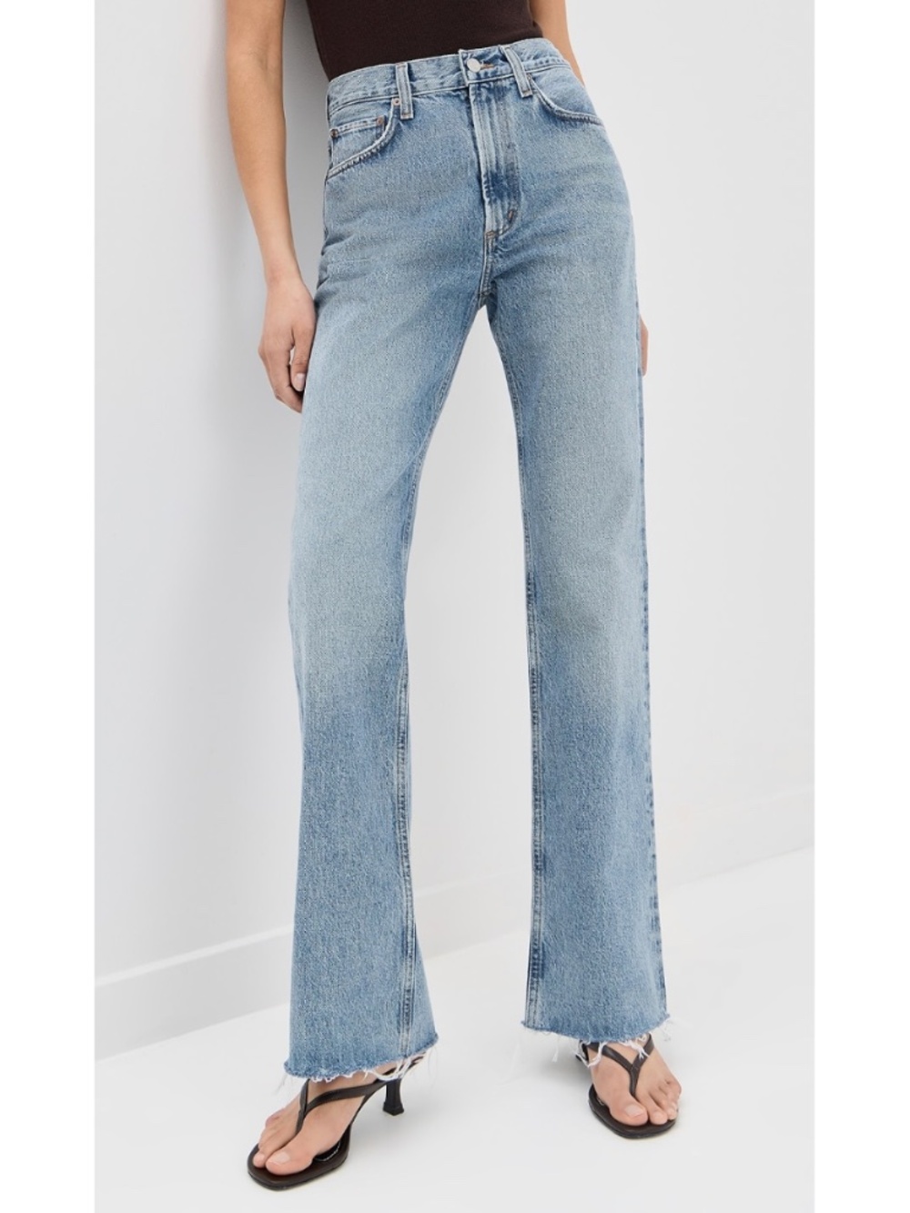 Agolde Leena Baby Flare Jeans Stage